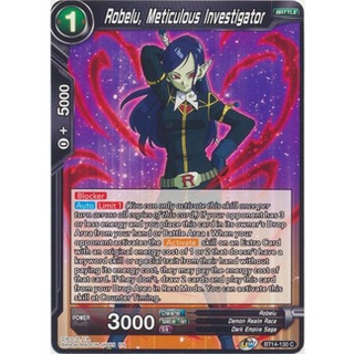 Thẻ bài Dragonball - TCG - Robelu, Meticulous Investigator / BT14-130'