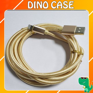 Cáp Lightning  2m ,Dây Sạc Android Dài 2m Bọc Dù Siêu Bền , Chắc chắn (Giao hàng ngẫu nhiên)
