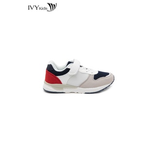 [NHẬP WABRTL5 GIẢM 10% TỐI ĐA 50K ĐH 250K ]Giày thể thao phối da lộn bé trai IVY moda MS 52K1265