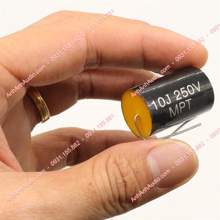 Tụ 10uf 250V MPT dành cho loa Trung