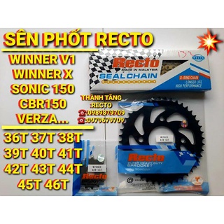 NHÔNG SÊN DĨA CÓ PHỐT WINNER 150/WINNER X/SONIC 150/CBR150 VERZA SÊN VÀNG CÓ PHỐT RECTO MALAYSIA