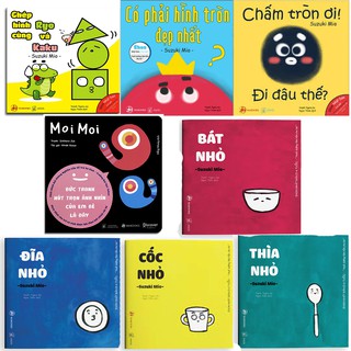 Sách - Combo 8 cuốn ehon Nhật Bản: Hình khối+ MoiMoi+ Đồ vật.