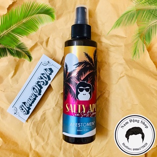[CHÍNH HÃNG] Xịt tạo phồng tóc Apestomen Salty Ape Sea Salt Spray 200ml