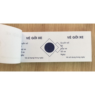 cùi vé giữ xe,vé gởi xe