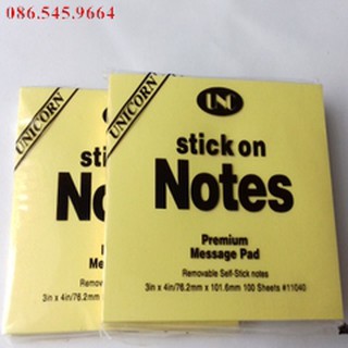 [BÁN CHẠY]Combo 5 xấp giấy Notes, Giấy giao việc các cỡ