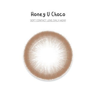[𝗦𝗜𝗭𝗘 𝗡𝗛𝗢̉] Kính Áp Tròng Nâu Tự Nhiên ANN365, Lens Mắt Cận Nâu Honey U Choco 1 Tháng