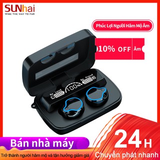 Tai nghe bluetooth không dây M9 thông minh cao cấp superbass âm thanh cực chất thế hệ mới nhất 5.1với mặt gương cao cấp