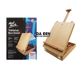 [DA ĐEN] Hộp Đựng Dùng Như Giá Vẽ Mont Marte Tabletop Box (46 x 33 x 13cm)