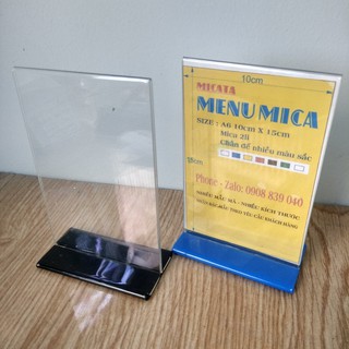 MENU MICA A6 10x15cm