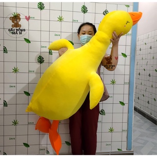 GỐI ÔM VỊT NẰM SIZE LỚN VỊT TRẦM CẢM VẢI ĐẸP MINISO 4 CHIỀU CAO CẤP CỦA HÀN QUỐC
