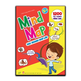 Sách - 1200 Từ Vựng Tiếng Anh Cho Bé - Mind Map Học Nhanh, Nhớ Lâu