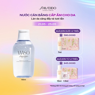 [Mã COSSD5 giảm 10% đơn 600K] Nước cân bằng Shiseido WASO Fresh Jelly Lotion 150ml