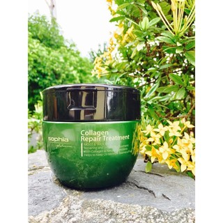 Kem hấp ủ phục hồi tóc collagen sophia 450ml