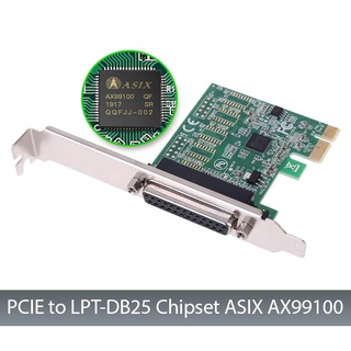 Card PCIE ra LPT DB25 Female cho máy in, CNC, PLC