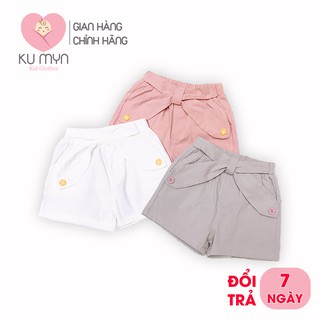 Quần sooc đũi hoa cúc cho bé gái Ku Myn 2157