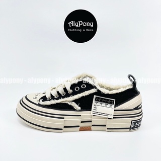 [Clip+Ảnh thật] xVESSEL Giày sneaker nữ style rách cao 3,5-4cm