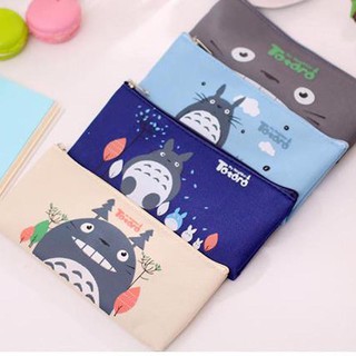 Túi đựng bút Totoro Cute vải dù canvas cao cấp