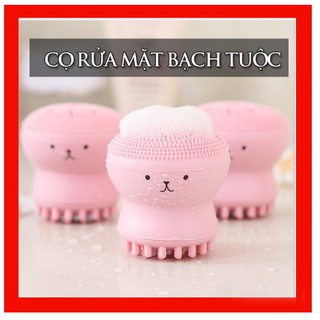 Cọ Rửa Mặt và Massage Bạch Tuộc-Mới