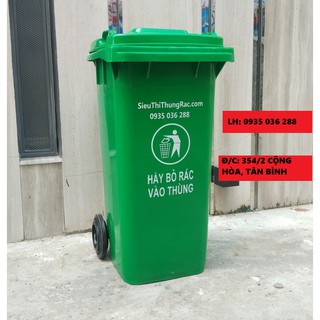 THÙNG RÁC 120 LÍT, THÙNG RÁC CÔNG CỘNG 120 LÍT, THÙNG RÁC GIA ĐÍNH, THỦNG RÁC GIÁ TỐT