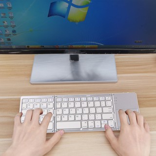 Bàn phím kèm Touchpad kết nối Bluetooth cho điện thoại máy tính bảng - Bàn phím Bluetooth B033