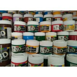 Màu Acrylic 3D Màu Vẽ Vải Vẽ Tường Loại 100ml