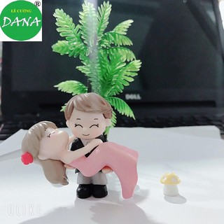 Cô dâu - Chú rễ trang trí bánh (1 set Chú rể bế cô dâu )