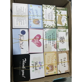 COMBO Card Cám Ơn, Card Thank You, Thiệp Cảm Ơn giá rẻ sẵn hàng