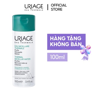 (Quà tặng không bán) Nước tẩy trang dưỡng khoáng dành cho da dầu mụn URIAGE EAU MICELLAIRE THERMALE PMG 100ML