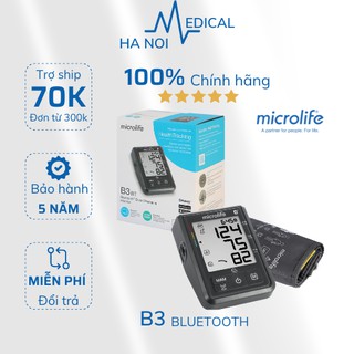 Máy Đo Huyết Áp Tự Động BẮP TAY MICROLIFE B3 BLUETOOTH -CHÍNH HÃNG - BẢO HÀNH 5 NĂM