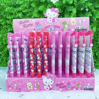 Viết bút bi mực xanh Hello Kitty