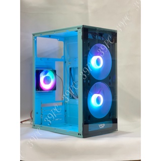 [Giá Rẻ Nhất] Vỏ Case VSP Gaming V212 Size M-Atx, 2 Mặt Kính Cường Lực, Nhỏ Gọn