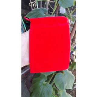 combo túi nhung đỏ miệng rút 100c 10x12cm