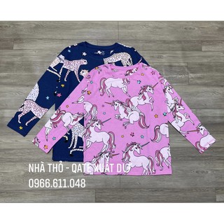 ÁO NEXT DÀI TAY XUẤT XỊN CHO BÉ GÁI/CHO MẸ HÌNH BÁO ĐỐM/NGỰA PONY SIZE ĐẠI