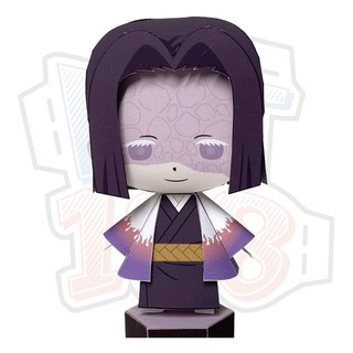 Mô hình giấy Anime Chibi Ubuyashiki Kagaya - Demon Slayer  (Kimetsu no Yaiba) + kit mô hình hộp trang trí