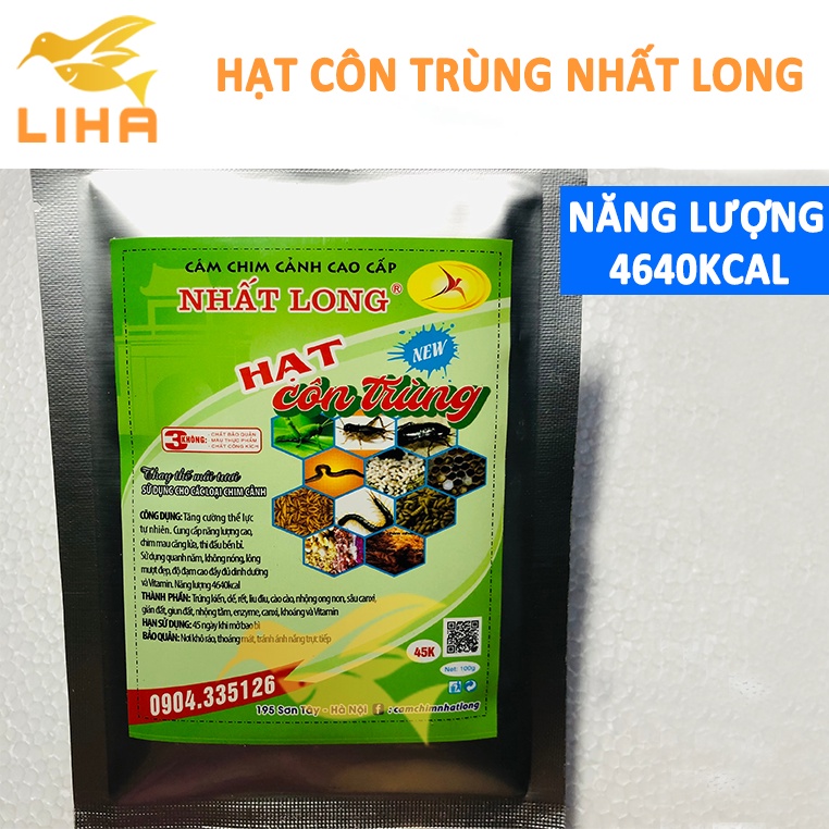 Hạt Côn Trùng Nhất Long 100gr - Giúp Chim Nhanh Đạt Lửa