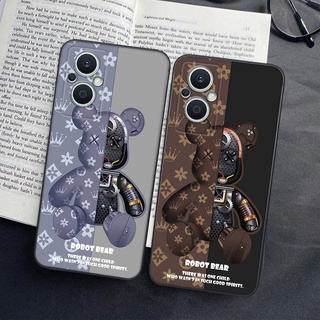 Ốp lưng Oppo RENO 7Z 5G/ RENO 8Z 5G  - ỐP BẢO VỆ CAMERA in hình Gấu nâu - hồng, Gấu Be@rick  cực CUTE, DỄ THƯƠNG