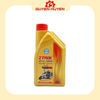 Dầu nhớt cao cấp xe số ZTROL API SJ - 20W40 (800ml) - Cho xe máy Dream, Wave, Jupiter, Sirius, Viva, Future, Blade...