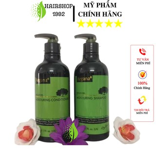 Cặp Dầu Gội Dầu Xả Argana Nuôi Dưỡng Tóc Hương Nước Hoa Siêu Mượt|Bộ Dầu Gội 500ml * 2