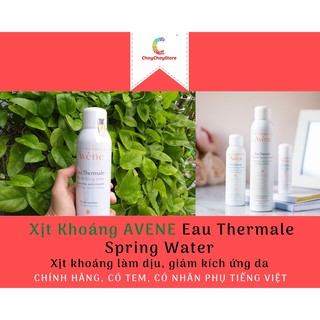 [TEM CTY] Xịt Khoáng AVENE Eau Thermale Spring Water - Xịt khoáng làm dịu, giảm kích ứng da