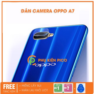 Cường lực camera Oppo A7 trong suốt bảo vệ full cụm camera sau - Dán camera Oppo A7