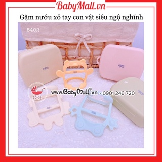 Gặm nướu TGM xỏ tay siêu mềm hình Ếch/Gấu/Cua có hộp đựng cao cấp