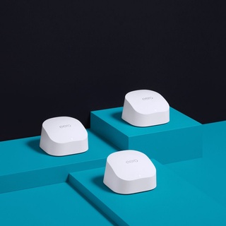 Amazon eero 6 AX1800 Mesh Wi-Fi 6 (3-pack) - Bộ phát Wifi Mesh thông minh từ Amazon - Mới 100% Nguyên seal