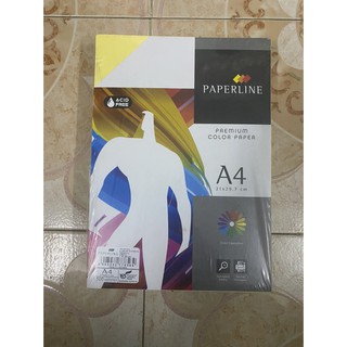 [Giao 2 Giờ] Giấy A4 Paperline màu vàng - 500 tờ