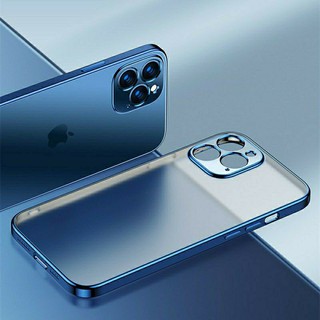 Ốp lưng KST nhám bảo vệ camera iPhone 12, 12 Pro, 12 Pro Max, 11, 11 Pro Max, Xs Max, XS, 7 Plus, 8Plus viền màu