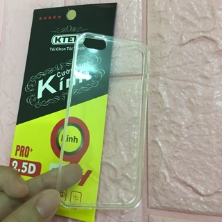 Ốp dẻo trong suốt loại 1 tặng kính cường lực cho iphone5/5SE