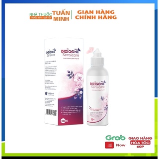 Dung dịch vệ sinh phụ nữ Dizigone Sensicare - Hết ngứa, giảm viêm, nhiễm, nấm, ngứa, khử mùi hôi chỉ sau 2 ngày