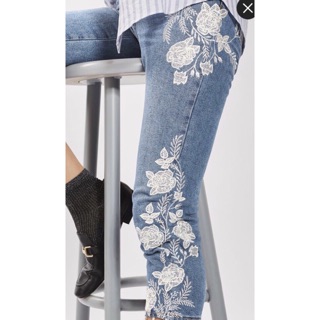 jeans xuất khẩu thiêu hoa