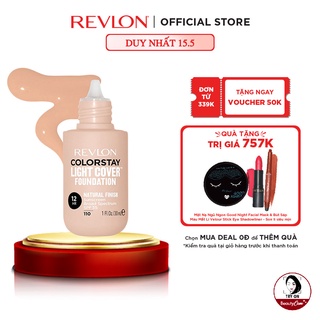 [Thêm vào giỏ hàng &amp; nhận quà] KEM NỀN MỎNG NHẸ LÂU PHAI 12H - REVLON COLORSTAY LIGHT COVER™ FOUNDATION SPF 34 30ml
