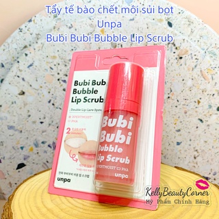 Tẩy da chết môi sủi bọt UNPA Bubi Bubi Bubble Lip Scrub