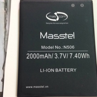 Pin masstel N506 chính hãng bảo hành 1 tháng  1 đổi 1
